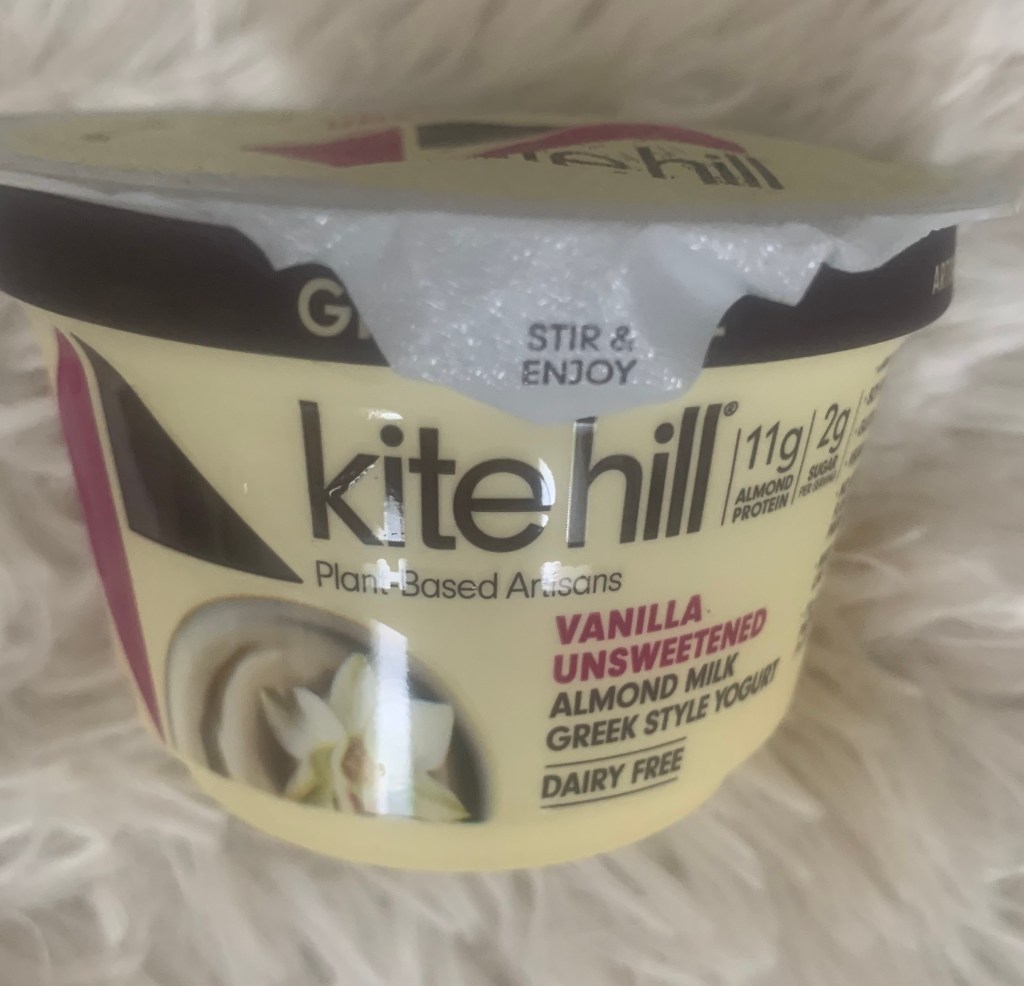 Kite Hill Vanilla Unsweetened Almond Milk Greek Style Yogurt Package