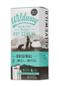 Wildway grain-free instant hot cereal box - original flavor