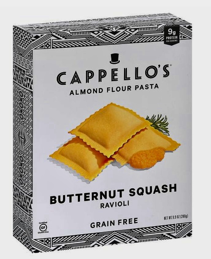 Cappello's grain free butternut squash ravioli box