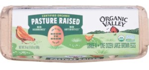 Organic Valley Pasture Raised Eggs Container