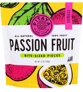 Pitaya passion fruit bite sized pieces