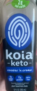Koia Keto Cookies 'N Creme drink bottle