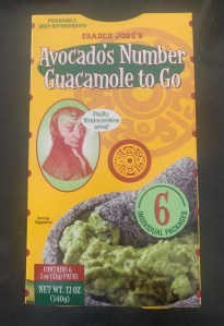 Trader Joe's Avocado's Number Guacamole to Go package - 6 individual packets