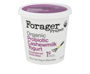 Forager Organic Cashewmilk Yogurt container