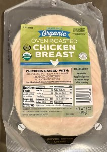 Trader Joe's Organic Oven Roasted Chicken Breast